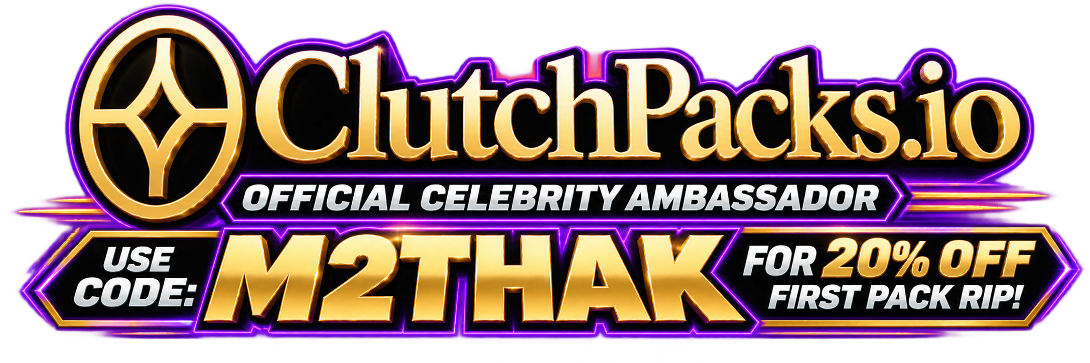 ClutchPacks.io — Official celebrity ambassador M2THAK